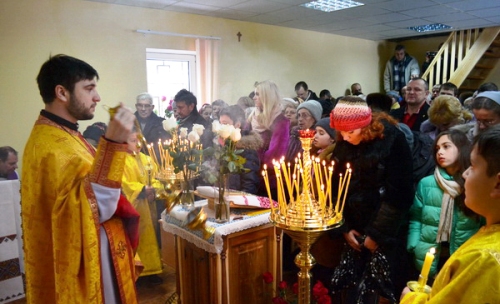 В Кривому Розі освятили новозбудовану каплицю.(ФОТО)